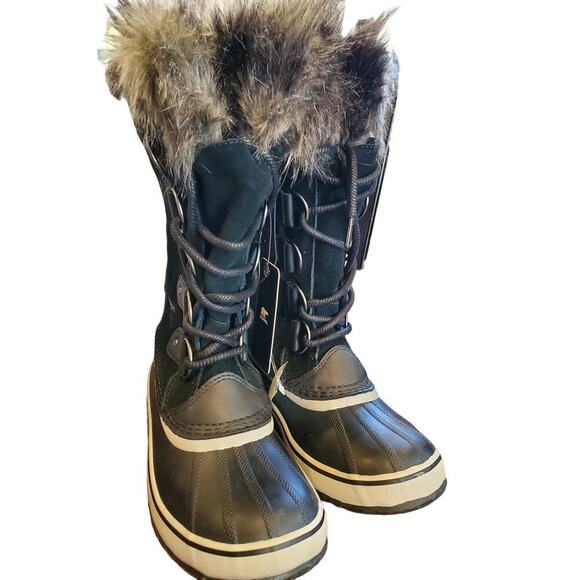 NWT Tall Sorel Fur trimmed Boots sz 8 - Picture 1 of 8